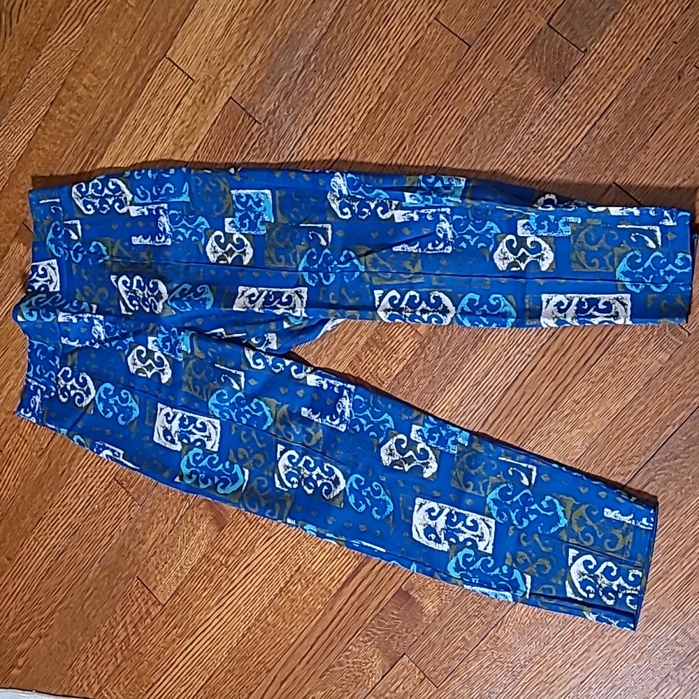 Pinup Couture Tiki Capri Pants M